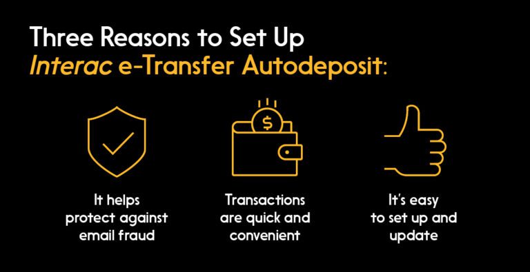 autodeposit bmo e-transfer