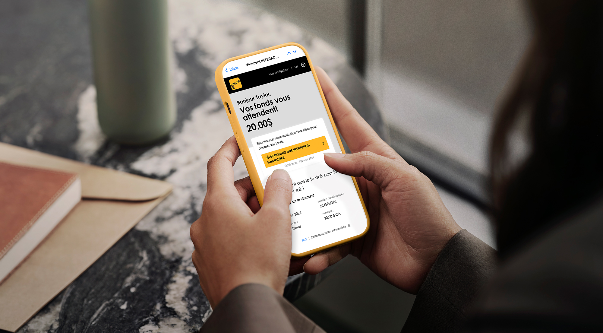 Les avis par courriel de Virement Interac font peau neuve